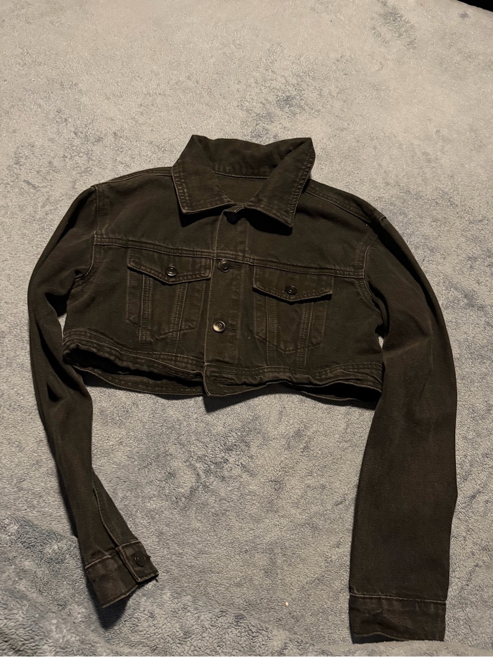 Bundle : 3 Cropped Black, White & Light Blue Jean Jacket - Women
